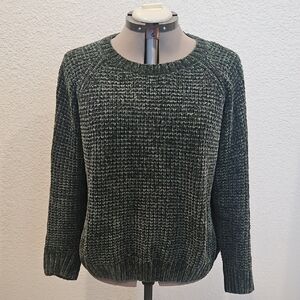 ARULA Textured Green Sweater